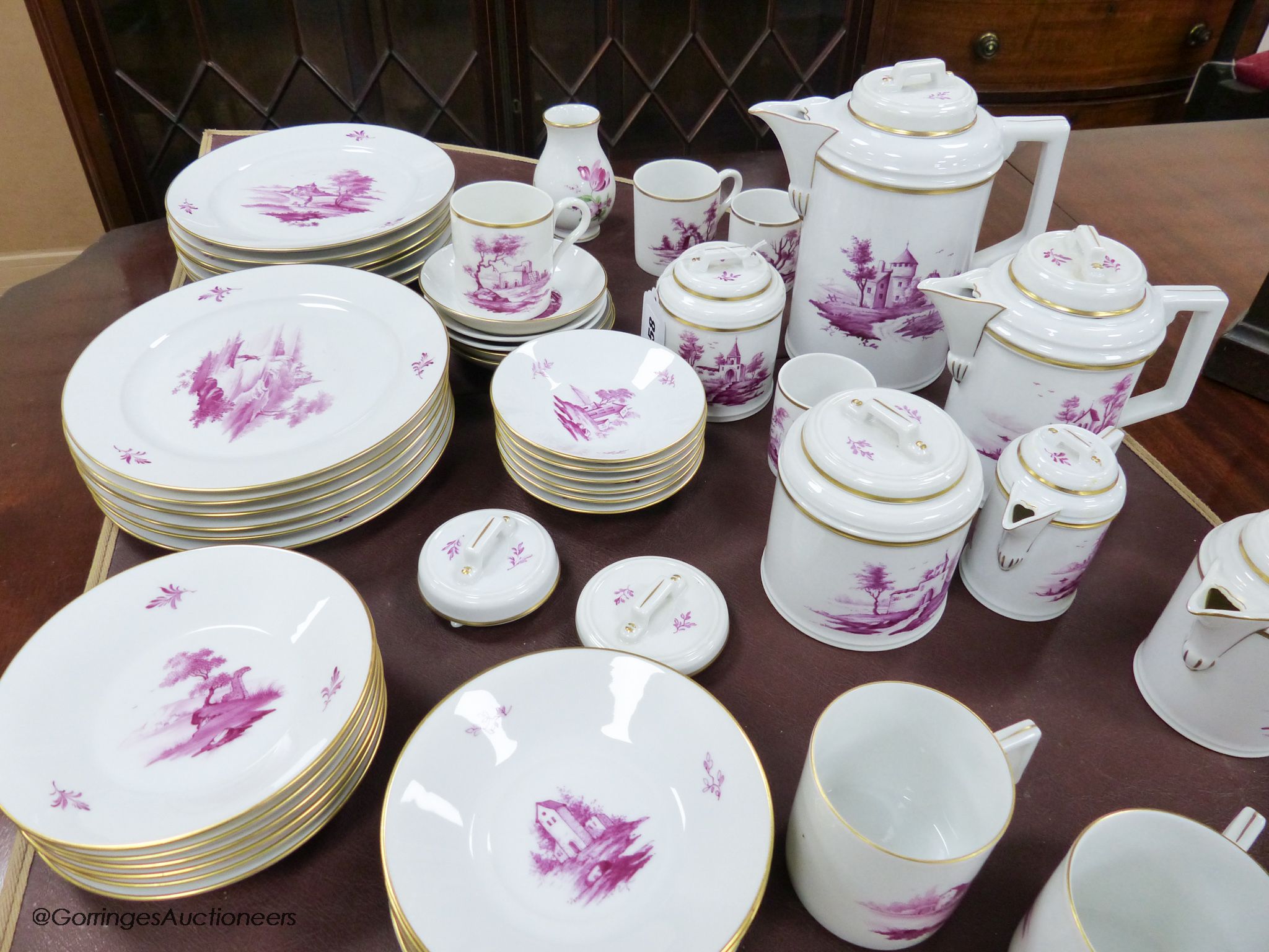 An Hochst porcelain tea and coffee service (59)